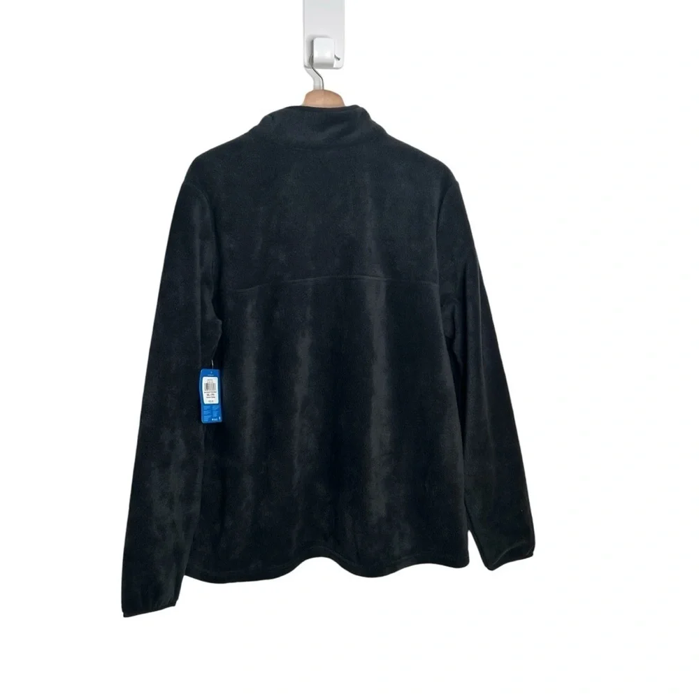 Columbia Women's Black Benton Springs 1/2 Snap Pullover Fleece Size XXL
